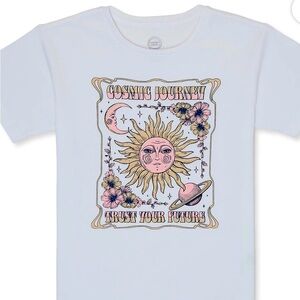 Wonder Nation Girls boyfriend, short sleeve, Graphic T-shirt ☀️